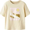 Sale Nkfjekan t-skjorte til barn, Bleached Sand T-skjorte Jente 8-16 År | T-skjorter & Singleter Jente