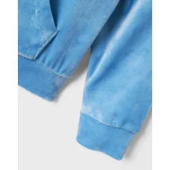 Discount Nkflulone velour zip-jakke, Silver Lake Blue Gensere Jente 8-16 År | Gensere & Overdeler Gutt