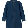 New Nkfmelia olakjole til barn, Medium Blue Denim Penklær Jente 8-16 År | Penklær Baby Gutt