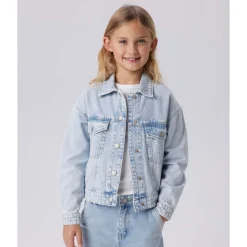 Fashion Nkfmila denimjakke til barn, Light Blue Bleached Jakker Barn