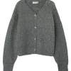 Outlet Nkfnacola strikket cardigan til barn, Grey Melange Penklær Jente 8-16 År | Penklær Baby Gutt