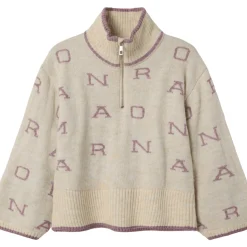 Best Nkfneify oversized genser m/zip, Summer Sand Gensere Jente 8-16 År | Gensere & Overdeler Gutt