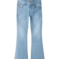 Hot Nkfpolly boot-cut jeans til barn, Light Blue Denim Bukser Jente 8-16 År | Bukser Baby Gutt
