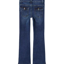 Fashion Nkfpolly Skinny Boot Jeans til barn, Dark Blue Denim Bukser Jente 8-16 År | Bukser Baby Gutt