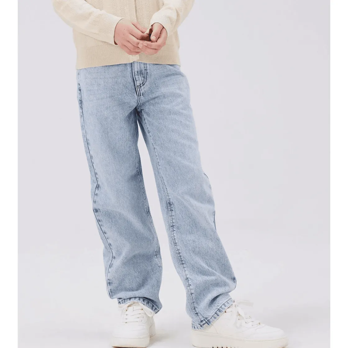 Best Nkfrose 9222 straight-fit jeans til barn, Light Blue Bukser Jente 8-16 År | Bukser Baby Gutt