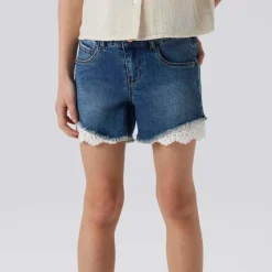 Best Nkfsally 5372 denim shorts til barn, Dark Blue Denim Shortser Jente 8-16 År | Shortser Baby Gutt