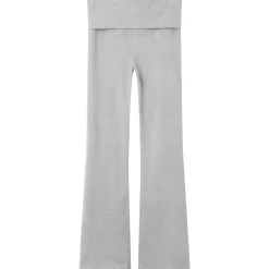 Clearance Nkfspice Bootcut bukse til barn, Light Grey Melange Bukser Jente 8-16 År | Bukser Baby Gutt