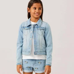 Online Nkfstar 2210 denimjakke til barn, Light Blue Denim Jakker Barn