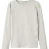 Sale Nkftannea genser til barn, Light Grey Melange Penklær Jente 8-16 År | Penklær Baby Gutt