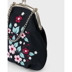 Clearance Nkfte veske til bunad/festdrakt, Dark Sapphire Tilbehør | Tilbehør Til 17 Mai