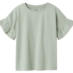 Discount Nkfvilukka t-skjorte til barn, Aqua Gray T-skjorte Jente 8-16 År | T-skjorter & Singleter Jente