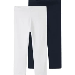 Clearance Nkfvivian 2-pack capri leggings til barn, White Bukser Jente 8-16 År | Bukser Baby Gutt