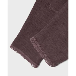 New Nkfwang Needle leggings i ull, Sparrow Ullbukser 8-16 År | Ullbukser Gutt 3-10 År