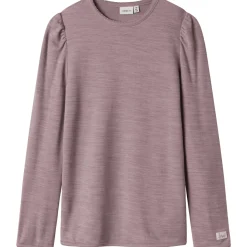 Sale Nkfwyla genser i ull/viskose, Purple Dove Ullgensere 8-16 År | Ullgensere Jente 3-10 År