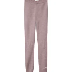Best Nkfwyla leggings i ull/viskose, Purple Dove Ullbukser 8-16 År | Ullbukser Gutt 3-10 År