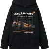 New Nkmdode McLaren hettegenser til barn, Black Gensere Gutt 8-16 År | Gensere & Overdeler Gutt