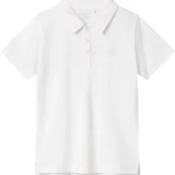 Clearance Nkmhdomal kortermet poloskjorte, Bright White Penklær Gutt | Skjorter Gutt