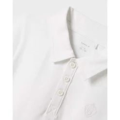 Clearance Nkmhdomal kortermet poloskjorte, Bright White Penklær Gutt | Skjorter Gutt