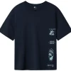 Fashion Nkmhirlan t-skjorte til barn, Dark Sapphire T-skjorte Gutt 8-16 År | T-skjorter Gutt