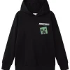 New Nkmjacot Minecraft hettegenser, Black Gensere Gutt 8-16 År | Gensere & Overdeler Gutt