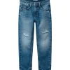 Outlet Nkmryan straight jeans til barn, Medium Blue Denim Bukser Gutt 8-16 År | Bukser Baby Gutt