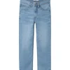 Hot Nkmryan straight-fit jeans til barn, Light Blue Denim Bukser Gutt 8-16 År | Bukser Baby Gutt