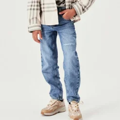 Hot Nkmsilas 6345 tapered jeans, Medium Blue Denim Bukser Gutt 8-16 År | Bukser Baby Gutt