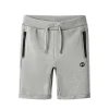 Outlet Nkmvimo shorts til barn og ungdom, Grey Melange Shortser Gutt 8-16 År | Shortser Baby Gutt