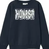 Sale Nkmvion sweatshirt til barn, Dark Sapphire Gensere Gutt 8-16 År | Gensere & Overdeler Gutt