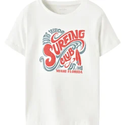 Fashion Nkmvux t-skjorte til barn, Bright White T-skjorte Gutt 8-16 År | T-skjorter Gutt