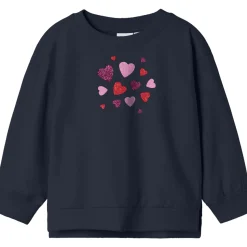 New Nmfbiliva sweastshirt til småbarn, Dark Sapphire Gensere & Overdeler Jente | Gensere & Overdeler Gutt