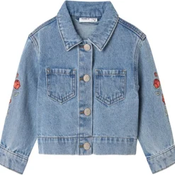 Hot Nmfconny denim jakke til småbarn, Light Blue Denim Jakker Barn | Jakker Baby
