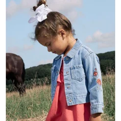 Hot Nmfconny denim jakke til småbarn, Light Blue Denim Jakker Barn | Jakker Baby