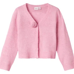 Discount Nmfdarine strikket cardigan småbarn, Pink Frosting Penklær Jente | Penklær Baby Gutt