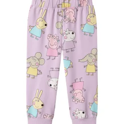 Sale Nmffira Peppa Gris joggebukse, Orchid Bloom Bukser & Tights Jente | Bukser & Tights Baby Jente