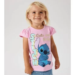 Fashion Nmffolly Stitch t-skjorte til barn, Pink Frosting T-skjorter & Singleter Jente | T-skjorter Gutt