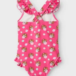Sale Nmfmaria Paw Patrol badedrakt, Carmine Rose Badetøy Jente | Badetøy Baby Jente