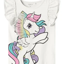 Clearance Nmfmika MLP t-skjorte til småbarn, Cloud Dancer T-skjorter & Singleter Jente | T-skjorter Gutt