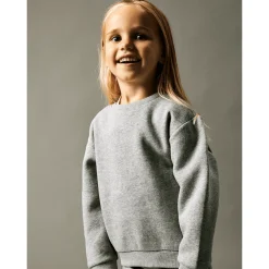 Discount Nmfoanne sweatshirt til småbarn, Grey Melange Gensere & Overdeler Jente | Gensere & Overdeler Gutt