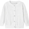 Outlet Nmfresommi strikket cardigan, Bright White Penklær Jente | Juleantrekk Til Jente