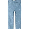 New Nmfsalli 2352 leggings til småbarn, Light Blue Den. Bukser & Tights Jente | Bukser & Tights Baby Jente