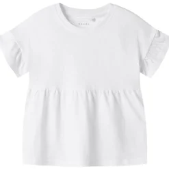 Best Nmfvavina t-skjorte til småbarn, Bright White T-skjorter & Singleter Jente | T-skjorter Gutt