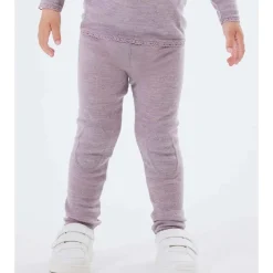 Best Nmfwang Neddle leggings i ull, Purple Dove Ullbukser Baby | Ullbukser Gutt 3-10 År