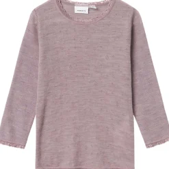 Fashion Nmfwang Needle genser i ull, Purple Dove Ullgensere Jente 3-10 År | Ullgensere Gutt 3-10 År