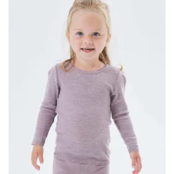Fashion Nmfwang Needle genser i ull, Purple Dove Ullgensere Jente 3-10 År | Ullgensere Gutt 3-10 År