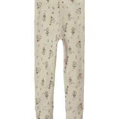 Clearance Nmfwillos leggings i ull til småbarn, Peyote Melange Ullbukser Baby | Ullbukser Gutt 3-10 År
