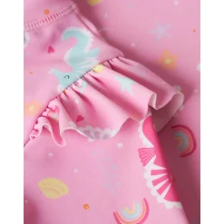 Online Nmfzila 3/4 UV-drakt til småbarn, Pink Frosting Badetøy Jente | Badetøy Baby Jente
