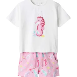 Online Nmfzosanna shorts-sett til småbarn, Pink Frosting Shortser & Skjørt Jente | Shortser Baby Gutt