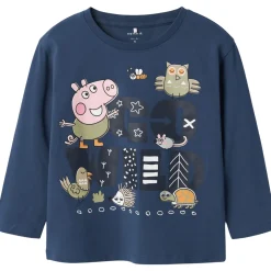 Online Nmmdante Peppa Gris genser småbarn, Dark Denim Gensere & Overdeler Gutt | Gensere Baby Gutt