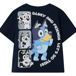 Discount Nmmflick Bluey t-skjorte til småbarn, Dark Sapphire T-skjorter Gutt | Kort